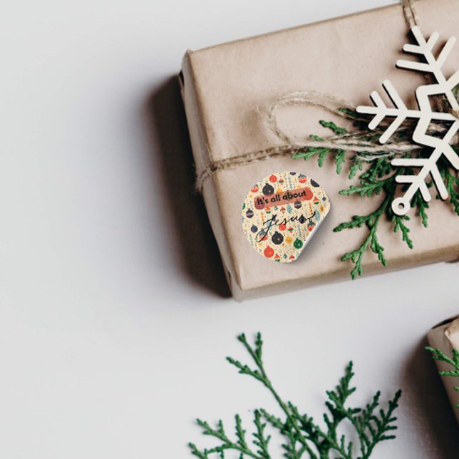 It’s All About Jesus – Christmas Sticker #10 (Creator Uploaded)