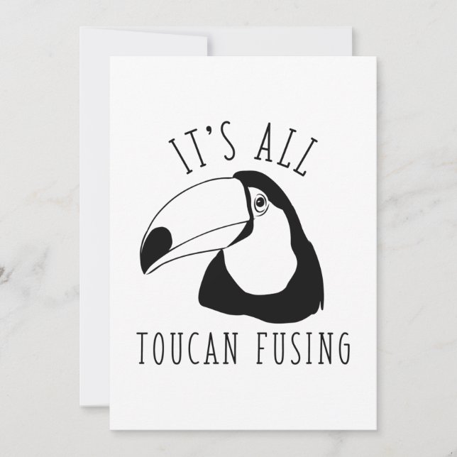 It’s All Toucan Fusing Thank You Card (Front)