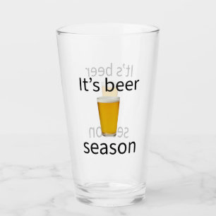 It’s beer season happy birthday adult  glass