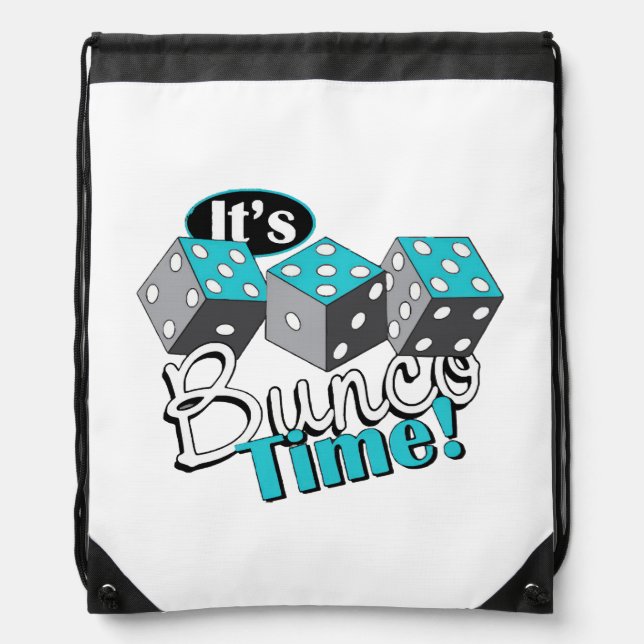 It s Bunco Time! Drawstring Bag (Front)