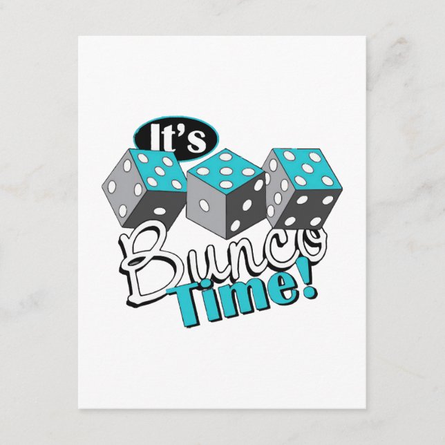 It s Bunco Time! Enclosure Card (Front)
