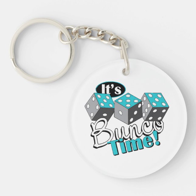 It s Bunco Time! Keychain (Front)