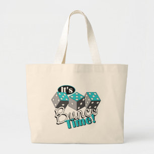 It s Bunco Time! Large Tote Bag