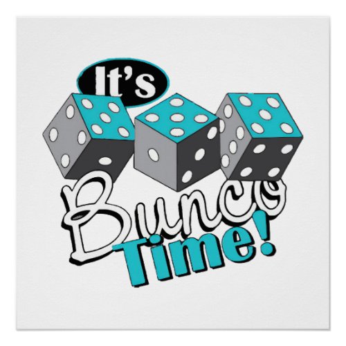 It s Bunco Time Poster
