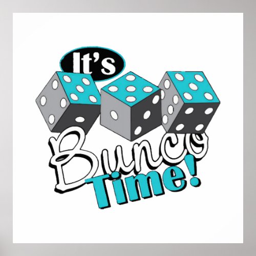 It s Bunco Time Poster