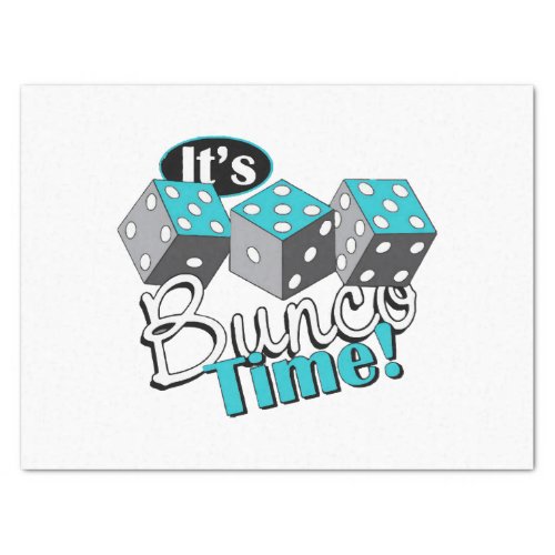 It s Bunco Time Tissue Paper
