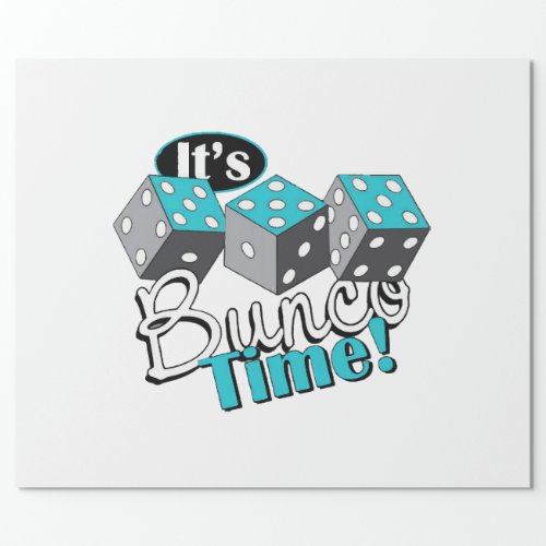 It s Bunco Time Wrapping Paper