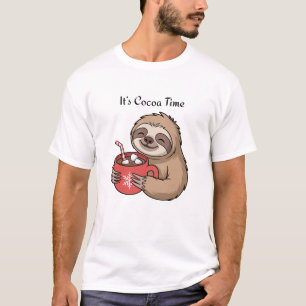 It’s Cocoa Time   Cozy Winter Quote T-Shirt