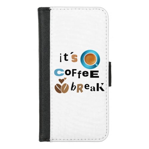 its coffee break iPhone 87 wallet case
