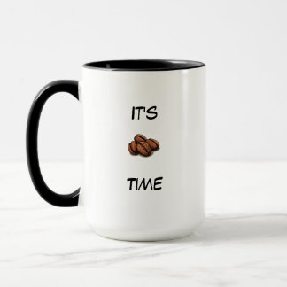 'It’s coffee time' cup