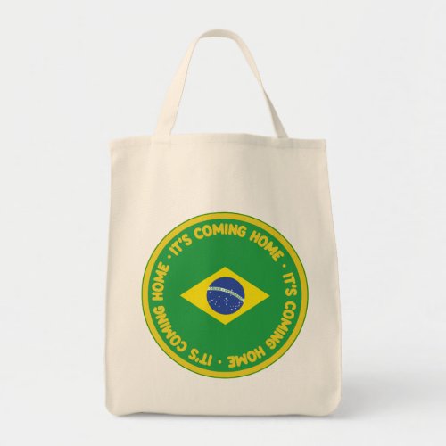 Its Coming Home_ Brazil _ World Cup Football  Tote Bag