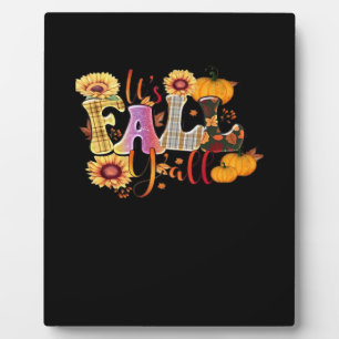 It’s Fall Y’all Autumn Design Minimal Clean Plaque