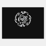 It’s Fall Y’all Autumn Design Minimal Clean Sign