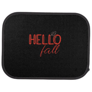It’s Fall Y’all Autumn Leaves Cute Pumpkin Funny Car Floor Mat
