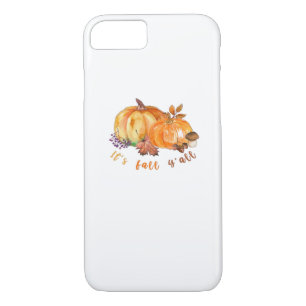 It’s Fall Y’all Autumn Leaves Pumpkin And Mushroom iPhone 8/7 Case