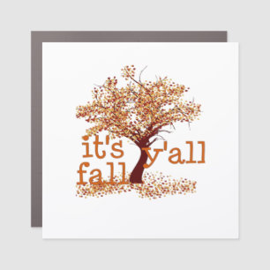 It’s Fall Y’all Basic Clean Car Magnet