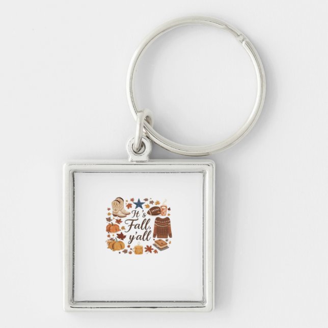 It’s Fall Y’all Basic Design Keychain (Front)