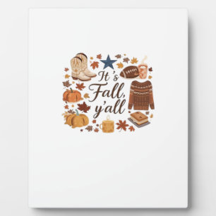 It’s Fall Y’all Basic Design Plaque