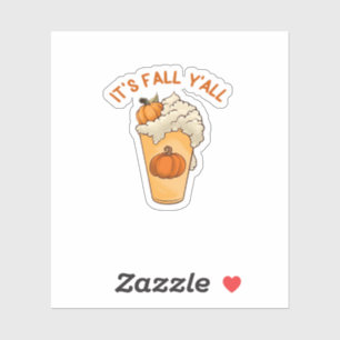 It’s Fall Y’all Classic Retro Sticker