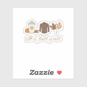 It’s Fall Y’all Creative Art Sticker