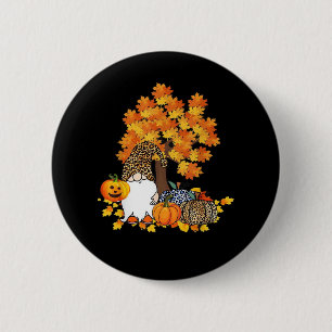 It’s Fall Y’all Cute Gnomes Pumpkin Autumn Button