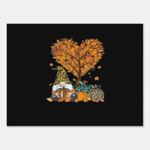 It’s Fall Y’all Cute Gnomes Pumpkin Autumn Tree Fa Sign