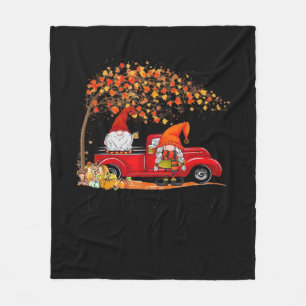 It’s Fall Y’all Cute Gnomes Tree Fall Leaves Fleece Blanket