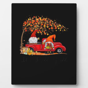 It’s Fall Y’all Cute Gnomes Tree Fall Leaves Plaque