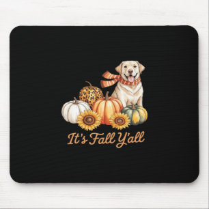 It’s Fall Y’all Dog Leopard Pumpkin Fall Creative  Mouse Pad
