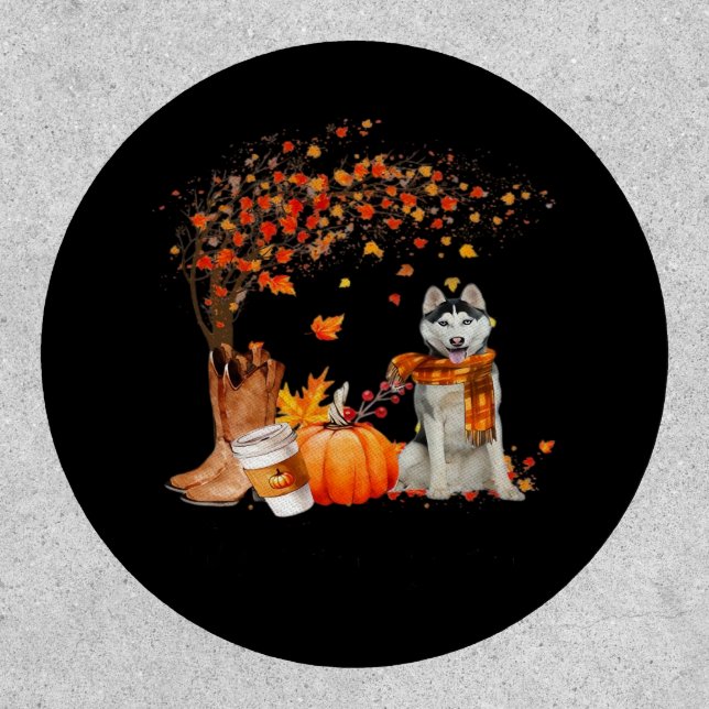 It’s Fall Y’all Dog Thanksgiving Halloween Aesthet Patch (Front)