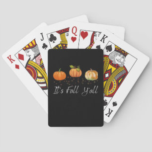 It’s Fall Y’all Funny Quote Poker Cards