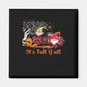 It’s Fall Y’all Gnomes Pumpkin Spice Style Magnet