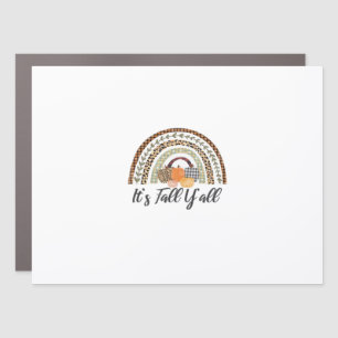 It’s Fall Y’all Graphic Style Car Magnet