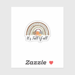 It’s Fall Y’all Graphic Style Sticker