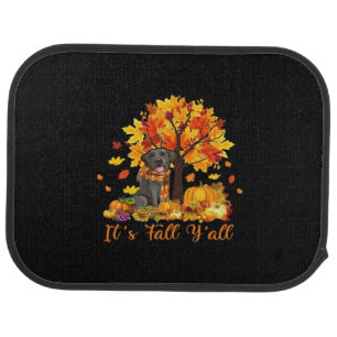 It’s Fall Y’all Halloween Autumn Retro Graphic Car Floor Mat