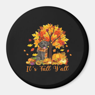 It’s Fall Y’all Halloween Autumn Retro Graphic Magnet