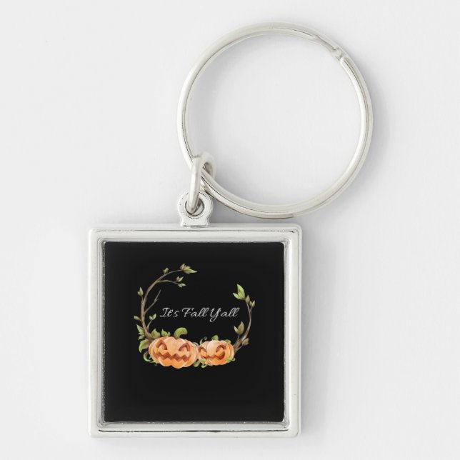 It’s Fall Y’all Halloween Cool Unique Style Keychain (Front)
