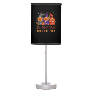 It’s Fall Y’all Halloween Gnomes Pumpkin Autumn Fa Table Lamp