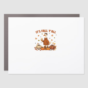 It’s Fall Y’all, Halloween Goose, Silly Goose, Aut Car Magnet