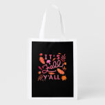 It’s Fall Y’all Hand Lettered Autumn Quote With Le Grocery Bag