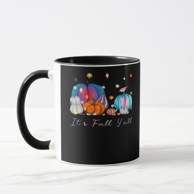It’s Fall Y’all Magic Pumpkin Autumn Style Mug (Left)