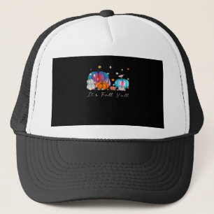 It’s Fall Y’all Magic Pumpkin Autumn Style Trucker Hat