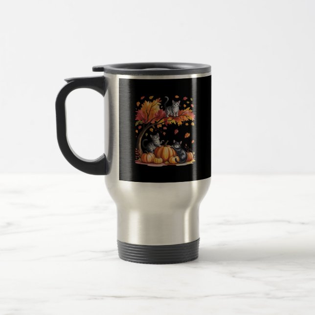 It’s Fall Y’all Minimal Clean Design Travel Mug (Left)