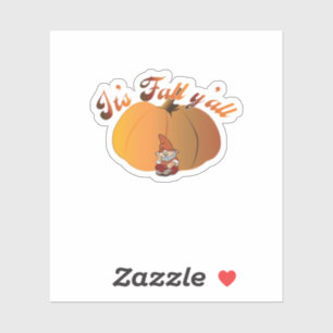 It’s Fall Y’all Minimal Clean Sticker