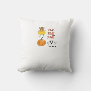 It’s Fall Y’all Minimal Clean Throw Pillow