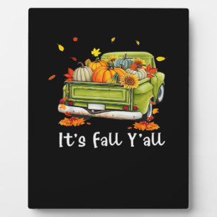 It’s Fall Y’all Pumpkin Autumn Hello Fall Vintage Plaque