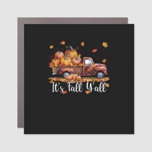 It’s Fall Y’all Pumpkin Autumn Tree Hello Fall Min Car Magnet