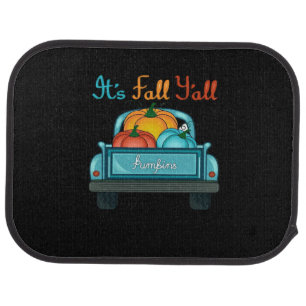 It’s Fall Y’all Pumpkin Cool Unique Car Floor Mat