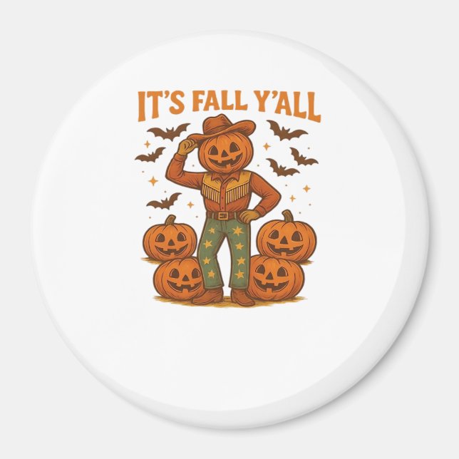 It’s Fall Y’all Pumpkin Magnet (Front)