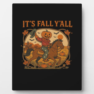 It’s Fall Y’all Pumpkin Minimal Clean Plaque